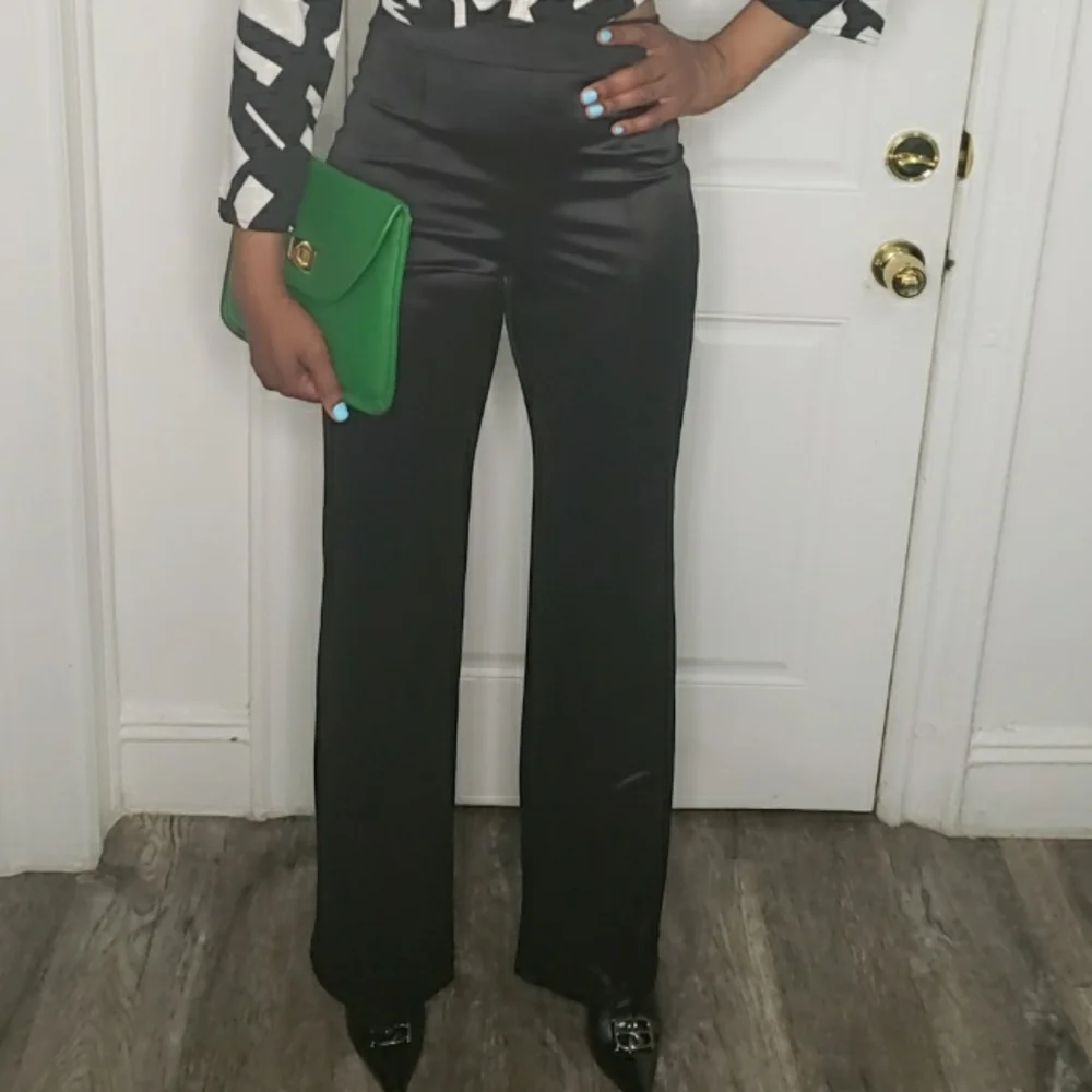 Satin Suit Pants - Picture 3 of 3